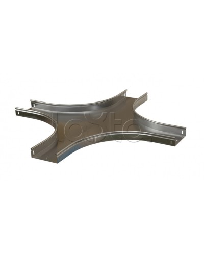 Ответвитель X-образный горизонтальный плавный Hyperline RST-CXS-600-80-0,8-R100-SZ в Первоуральске Аксессуары для кабель-канала Pintop.ru