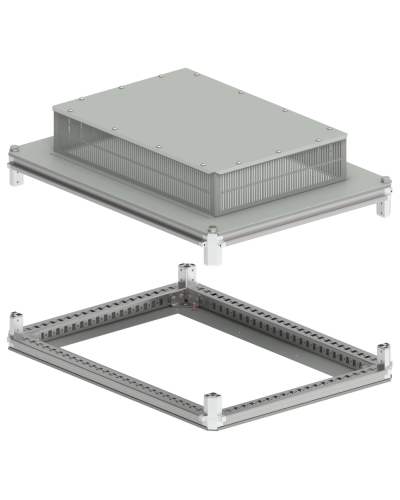 FORMAT Крыша и основание (под фланец) 600х800мм IP31 IEK (FO-00-KOF-060-080-31) в Первоуральске Аксессуары для стоек и шкафов Pintop.ru