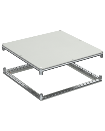 FORMAT Крыша и основание (под фланец) 1000х1000мм IEK (FO-00-KOF-100-100) в Первоуральске Аксессуары для стоек и шкафов Pintop.ru