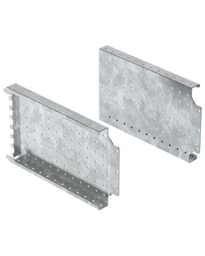 FORMAT Панель монтажная боковая перфорированная 200х400мм (2шт/упак) IEK (FO-00-MPSP-020-040) в Первоуральске Аксессуары для стоек и шкафов Pintop.ru