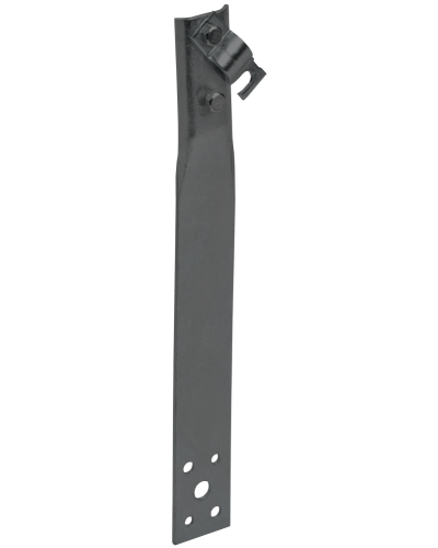 Держатель проводника круглого 6-10мм винтовой прямой h=60мм оцинкованная сталь TD IEK (ZDP86-13-1-16-60) в Первоуральске Крепеж Pintop.ru