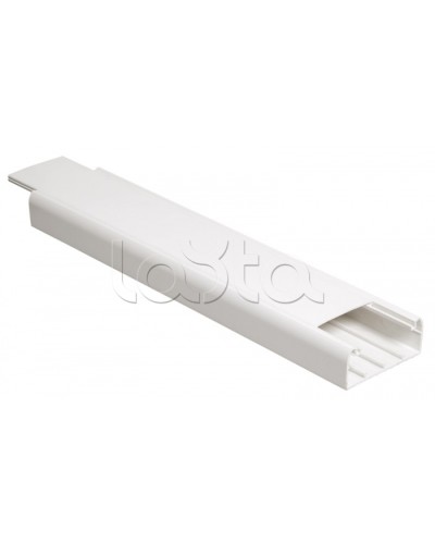 Кабель-канал 100x40 с крышкой парапетный IEK CKK40-100-040-1-K01 в Первоуральске Кабель-канал Pintop.ru