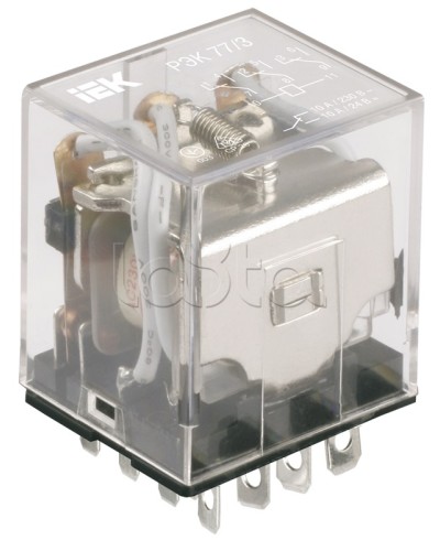 Реле промежуточное РЭК77/3 IEK RRP10-3-10-012D в Первоуральске Аксессуары для кабель-канала Pintop.ru