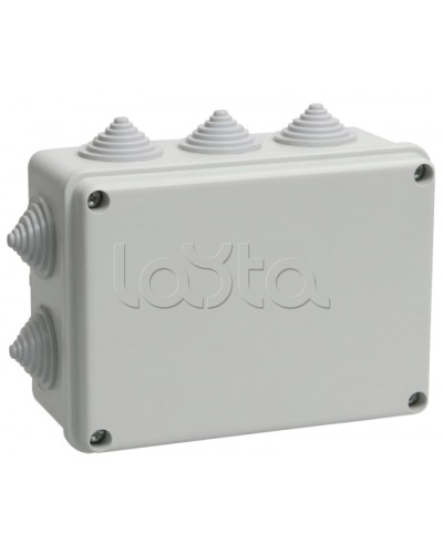 Коробка КМ41242 распаячная для о/п (RAL7035, 10 гермовводов) IEK UKO10-150-110-070-K41-55 в Первоуральске Распределительные коробки Pintop.ru