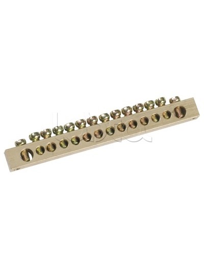 Шина нулевая 8x12 8/2 IEK YNN21-08-100 в Первоуральске Клеммные колодки Pintop.ru