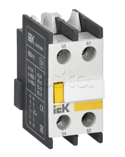 Приставка ПКИ-20 доп.контакты 2з IEK (KPK10-20) в Первоуральске Клеммные колодки Pintop.ru