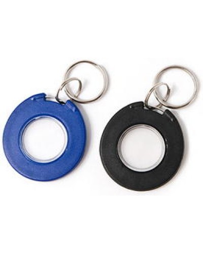 Брелок IronLogic IL-08MBT, 1K, с кольцом, синий с прозрачной серединой в Первоуральске Оптовые идентификаторы Pintop.ru