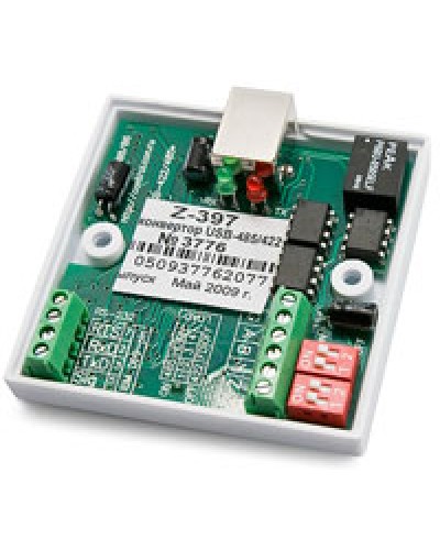 Конвертер специальный с гальванической развязкой USB RS422/485 IronLogic Z-397 (мод. USB) в Первоуральске Сетевая СКУД Matrix Pintop.ru