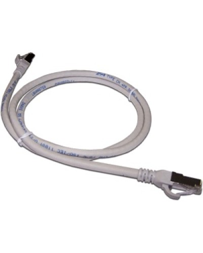 Патч-корд RJ45 - RJ45, 4 пары, FTP, категория 6A, 0.5 м, серый LANMASTER LAN6A-S45-45-0.5-GY в Первоуральске Патчкорды (медные) Pintop.ru