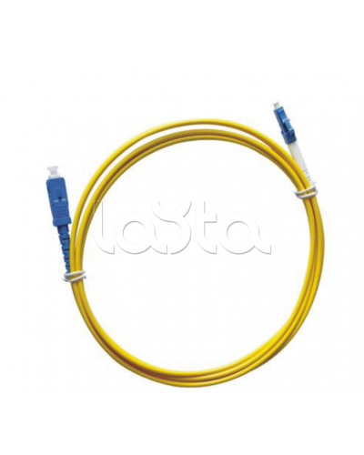 Патч-корд оптический LANMASTER LAN-LC-SC/SU-20 в Первоуральске Патч-корды и пигтейлы Pintop.ru