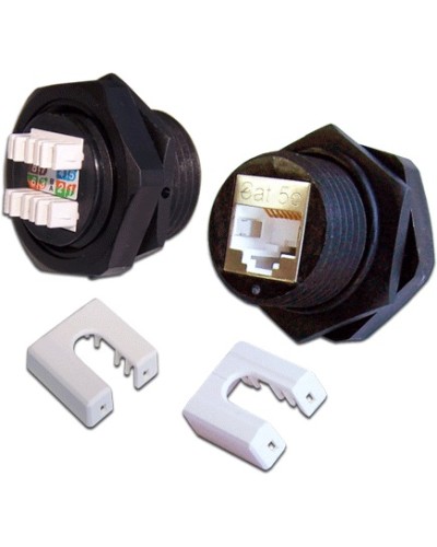 Индустриальный модуль Keystone, RJ45, cat.5e, STP, 180 градусов, IP68 LANMASTER (LAN-OK45S5E/180-WP) в Первоуральске Коммутационные изделия Pintop.ru