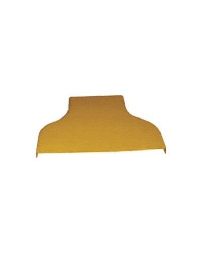 Крышка горизонтального перехода с лотка 240 мм на лоток 120 мм, желтая LANMASTER LAN-OT240-RD120C в Первоуральске Аксессуары для кабель-канала Pintop.ru