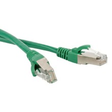 Патч-корд RJ45 - RJ45, 4 пары, FTP, категория 5е, 10 м, зеленый, LSZH LANMASTER LAN-PC45/S5E-10-GN