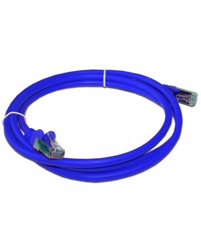 Патч-корд RJ45 - RJ45, 4 пары, FTP, категория 6, 1 м, синий, LSZH LANMASTER LAN-PC45/S6-1.0-BL в Первоуральске Патч-корды и пигтейлы Pintop.ru