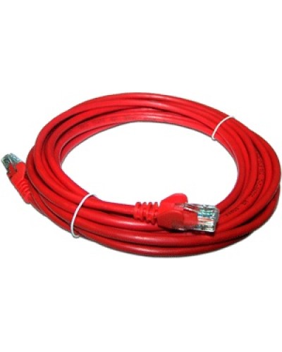 Патч-корд RJ45 - RJ45, 4 пары, UTP, категория 6, 1 м, красный, LSZH LANMASTER LAN-PC45/U6-1.0-RD в Первоуральске Патч-корды и пигтейлы Pintop.ru