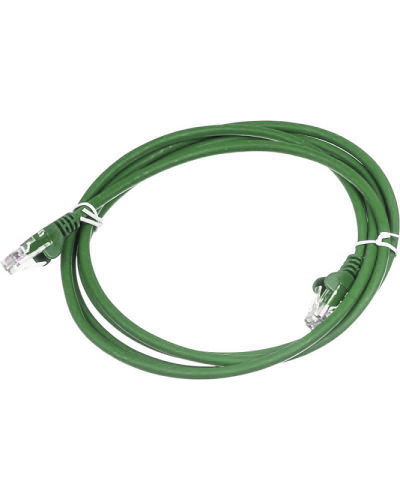Патч-корд RJ45 - RJ45, 4 пары, UTP, категория 6, 2 м, зеленый, LSZH LANMASTER LAN-PC45/U6-2.0-GN в Первоуральске Патч-корды и пигтейлы Pintop.ru