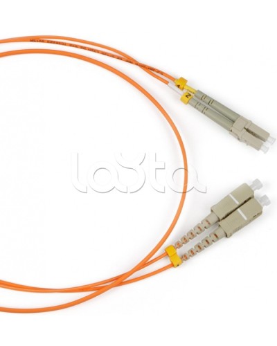Патч-корд оптический LANMASTER LAN-SC-FC/OM2-1.5 в Первоуральске Патч-корды и пигтейлы Pintop.ru