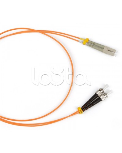 Патч-корд оптический LANMASTER LAN-ST-LC/OM2-1.0 в Первоуральске Патч-корды и пигтейлы Pintop.ru