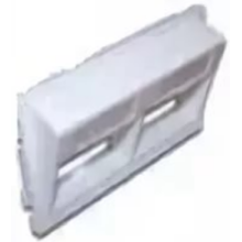 Рамка адаптерная LANMASTER LAN-WA-P2H/A-WH