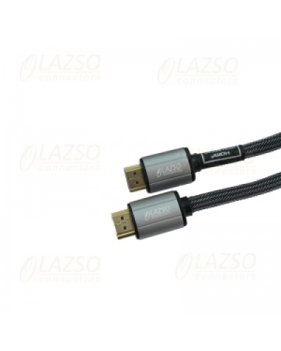 Кабель для передачи сигналов HDMI 2.0 LAZSO WH-111(2m)-B в Первоуральске Патч-корды и пигтейлы Pintop.ru