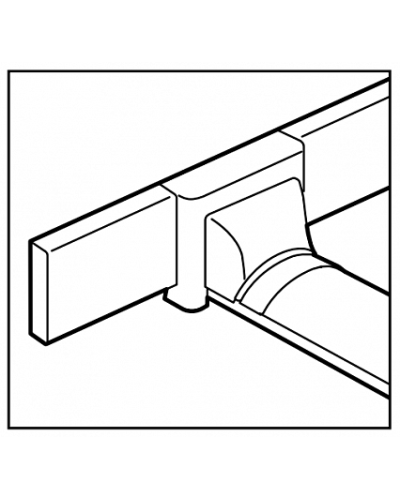 Переходник на напольный кабель-канал LEGRAND 032805 в Первоуральске Аксессуары для кабель-канала Pintop.ru