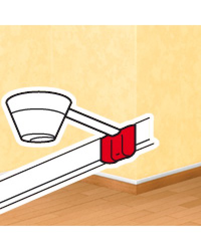 Ответвление Т-образное для мини-канала 40х16 LEGRAND 033329 в Первоуральске Аксессуары для кабель-канала Pintop.ru