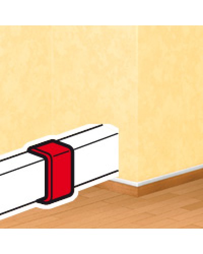 Накладка на стык DLPlus 60х16/20 белый Legrand (033608) в Первоуральске Аксессуары для кабель-канала Pintop.ru