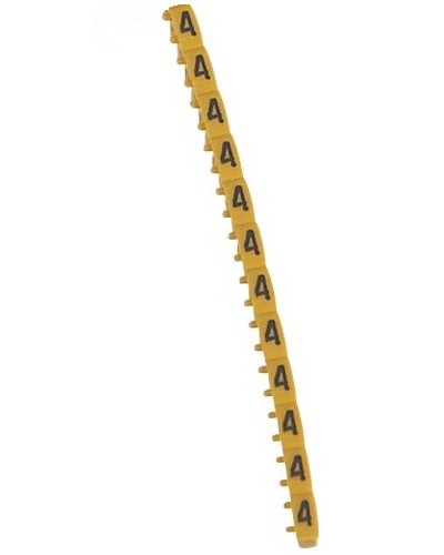 Маркер 4 0,15/0,5 ЖЛТ CAB3 Legrand 038104 в Первоуральске Аксессуары для кабель-канала Pintop.ru