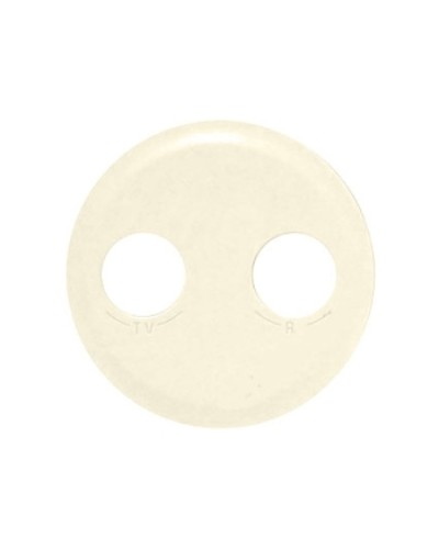 Лицевая панель для розетки TV/FM слоновая кость Celiane Legrand 066232 в Первоуральске Аксессуары для кабель-канала Pintop.ru