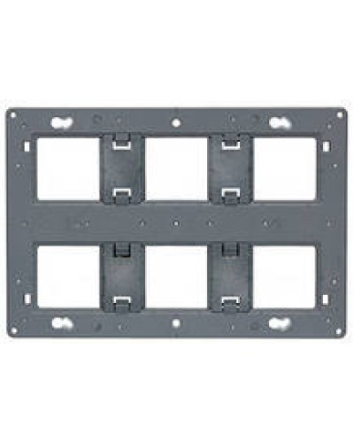 Суппорт Mosaic на 2x6, 2x8 или 2x3x2 модулей LEGRAND 080266 в Первоуральске Аксессуары для кабель-канала Pintop.ru