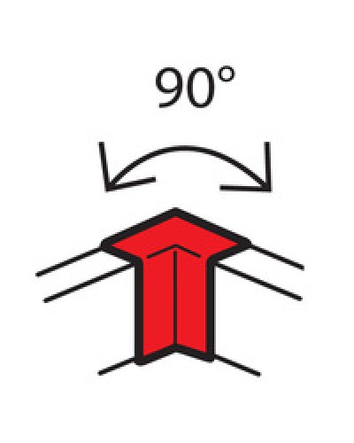 Угол внутренний для кабель-канала METRA 100x50 Legrand (638011) в Первоуральске Аксессуары для кабель-канала Pintop.ru