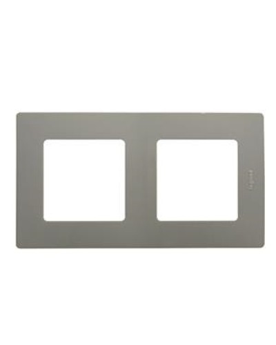 Рамка 2 поста Etika светлая галька Legrand 672522 в Первоуральске Аксессуары для кабель-канала Pintop.ru