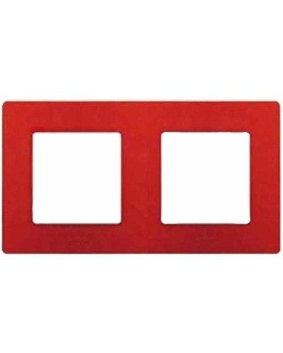Рамка 2 поста Etika красный (10 шт/уп) Legrand 672532 в Первоуральске Аксессуары для кабель-канала Pintop.ru
