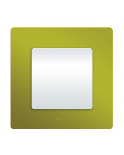 Рамка 1 пост Etika зеленый папоротник Legrand 672541 в Первоуральске Аксессуары для кабель-канала Pintop.ru