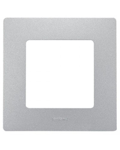 Рамка 1 пост Etika алюминий Legrand 672551 в Первоуральске Аксессуары для кабель-канала Pintop.ru