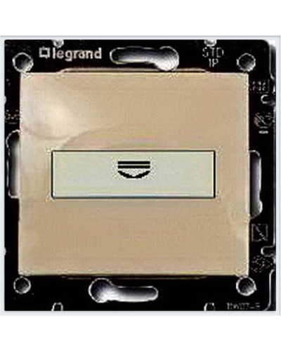 Выключатель c картой 10А слоновая кость Valena Legrand 774134 в Первоуральске Аксессуары для кабель-канала Pintop.ru