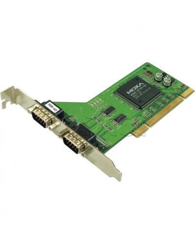 2-портовая плата RS-232 для шины Universal PCI Moxa CP-102U в Первоуральске Сетевые карты Pintop.ru