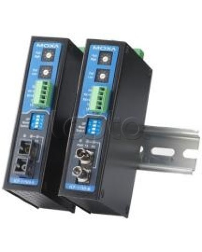 Конвертор RS-232/422/485 в оптику SM (ST) Moxa ICF-1150-S-ST-T в Первоуральске Дополнительное оборудование для ОПС Pintop.ru
