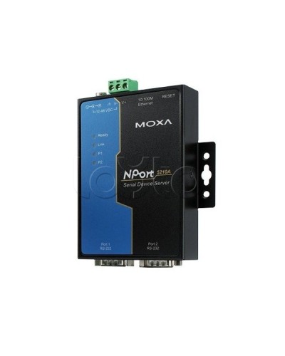 Сервер 2-портовый RS-232 в Ethernet Moxa NPort 5210A в Первоуральске Дополнительное оборудование для ОПС Pintop.ru