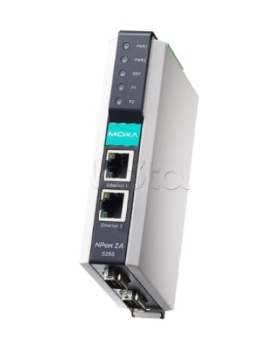 Сервер 2-портовый RS-232/422/485 в Ethernet Moxa NPort IA-5250-T в Первоуральске Дополнительное оборудование для ОПС Pintop.ru