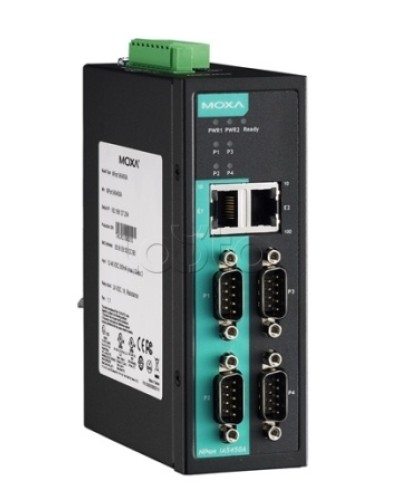 Сервер 4-портовый RS-232/422/485 в Ethernet Moxa NPort IA-5450AI в Первоуральске Дополнительное оборудование для ОПС Pintop.ru
