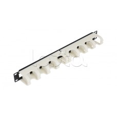 Кабельный органайзер NIKOMAX 19", 1U (NMC-OP110-BK)