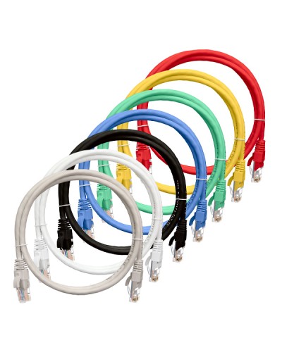 Шнур коммутационный 2хRJ45/8P8C U/UTP кат.5е (NMC-PC4UD55B-050-GN) NIKOMAX (5 м) в Первоуральске Патчкорды (медные) Pintop.ru