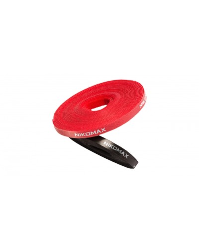 NIKOMAX (NMC-CTV05M-09-RL-BK) - Стяжка-липучка NIKOMAX нарезаемая, в рулоне 5м, ширина 9мм, черная в Первоуральске Стяжки-хомуты Pintop.ru
