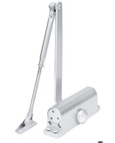 Доводчик NOTEDO DC-090-НО EN4 с ФОП (серебро) в Первоуральске Доводчики Pintop.ru