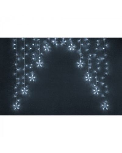 Гирлянда Navigator 95 033 NGF-D038-01 (бахрома-арка звезды CW 2.5*0.8м IP20) в Первоуральске Источники света(Лампы) Pintop.ru