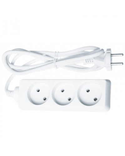 Удлинитель Navigator 61 309 NPE-S-03-300-X-2x1 б/з 3 гн. 3м в Первоуральске Блоки розеток Pintop.ru