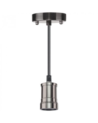 Светильник Navigator 61 520 NIL-SF01-005-E27 60Вт 1,5м. метал. черный хром в Первоуральске Светильники Pintop.ru