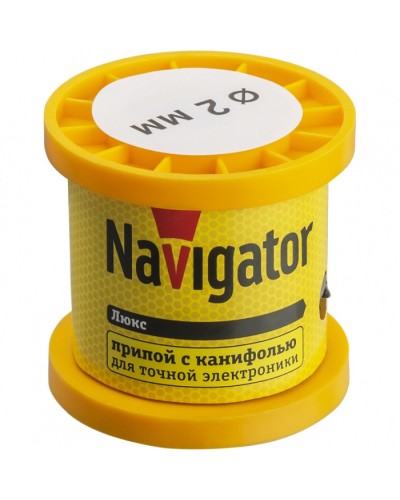 Припой Navigator 93 084 NEM-Pos02-61K-2-K100 (ПОС-61, катушка, 2 мм, 100 гр) в Первоуральске Аксессуары для кабель-канала Pintop.ru