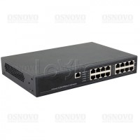 PoE-инжектор управляемый Gigabit Ethernet на 8 портов OSNOVO Midspan-8/150RGM